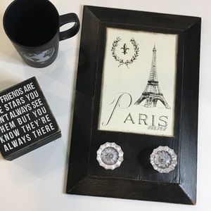 Paris Wall Decor & Coat Rack